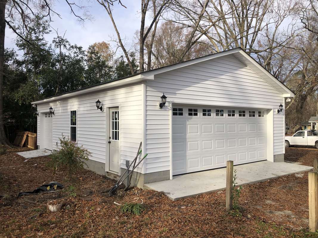 24’x 36’ One Story Detached Garage